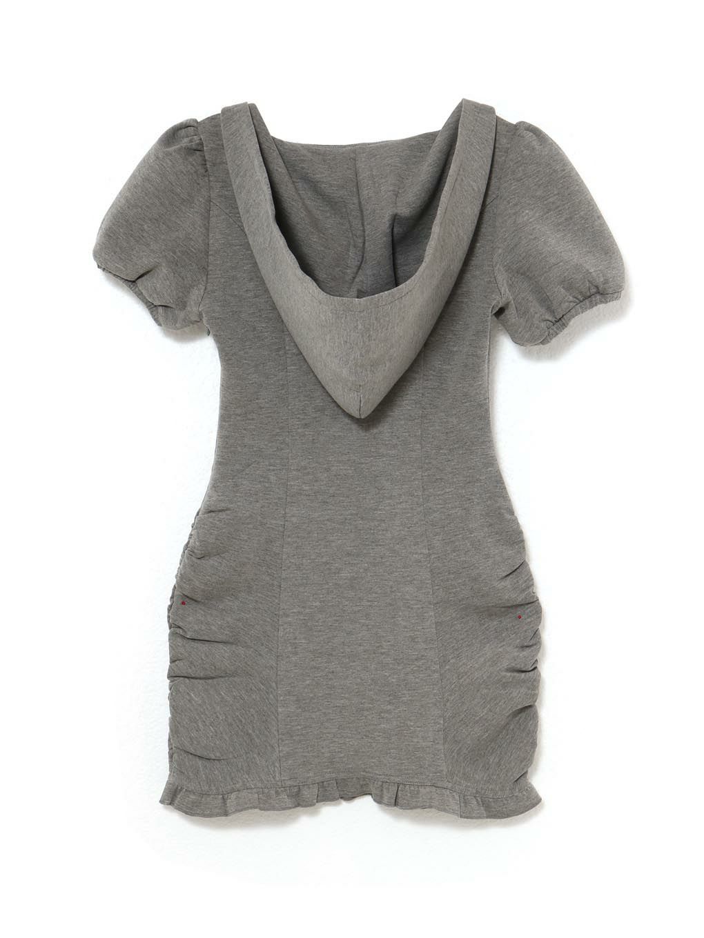 【BUBBLES】レースアップスウェットワンピース