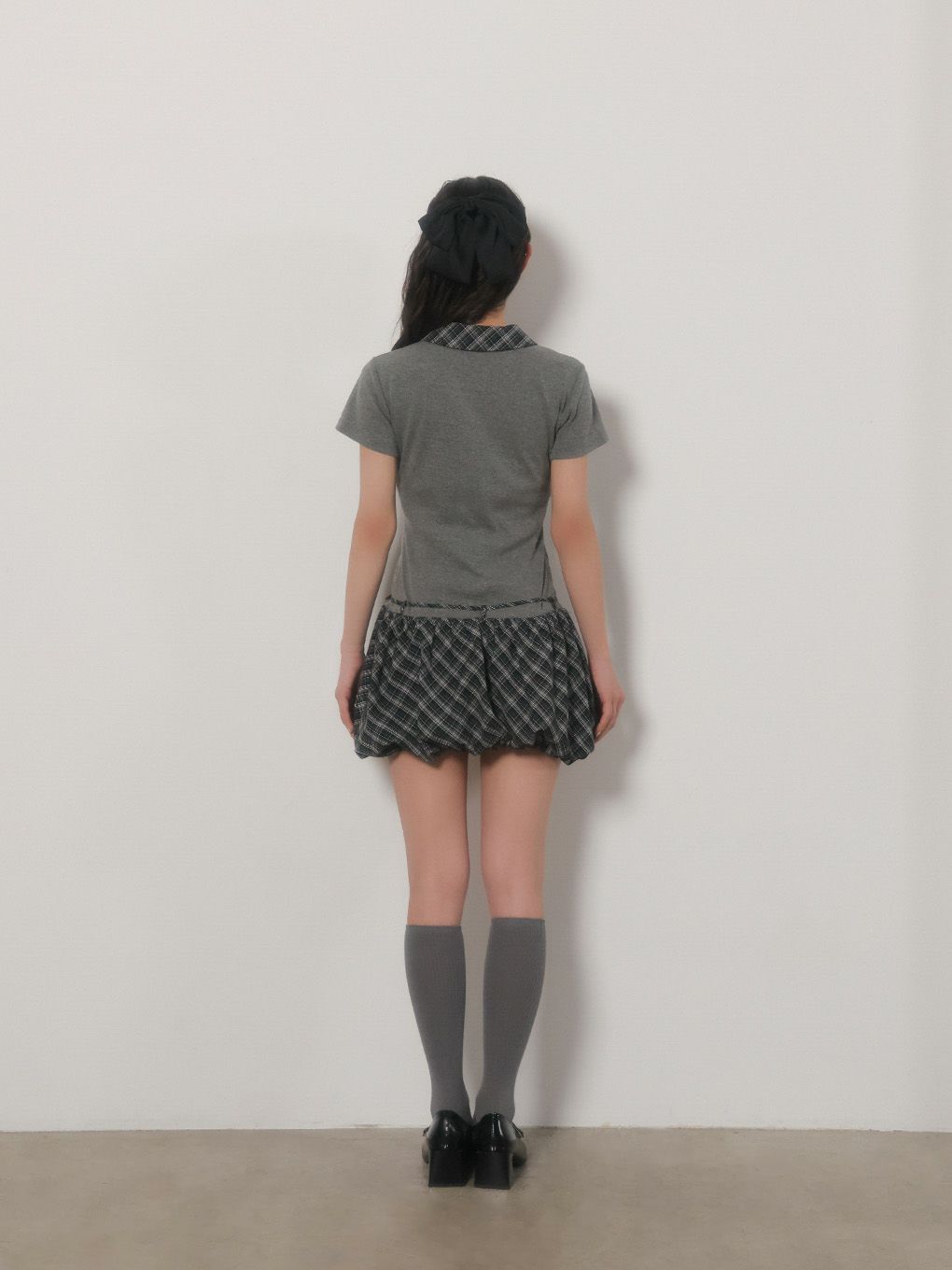 【BUBBLES】ポロバルーンワンピース