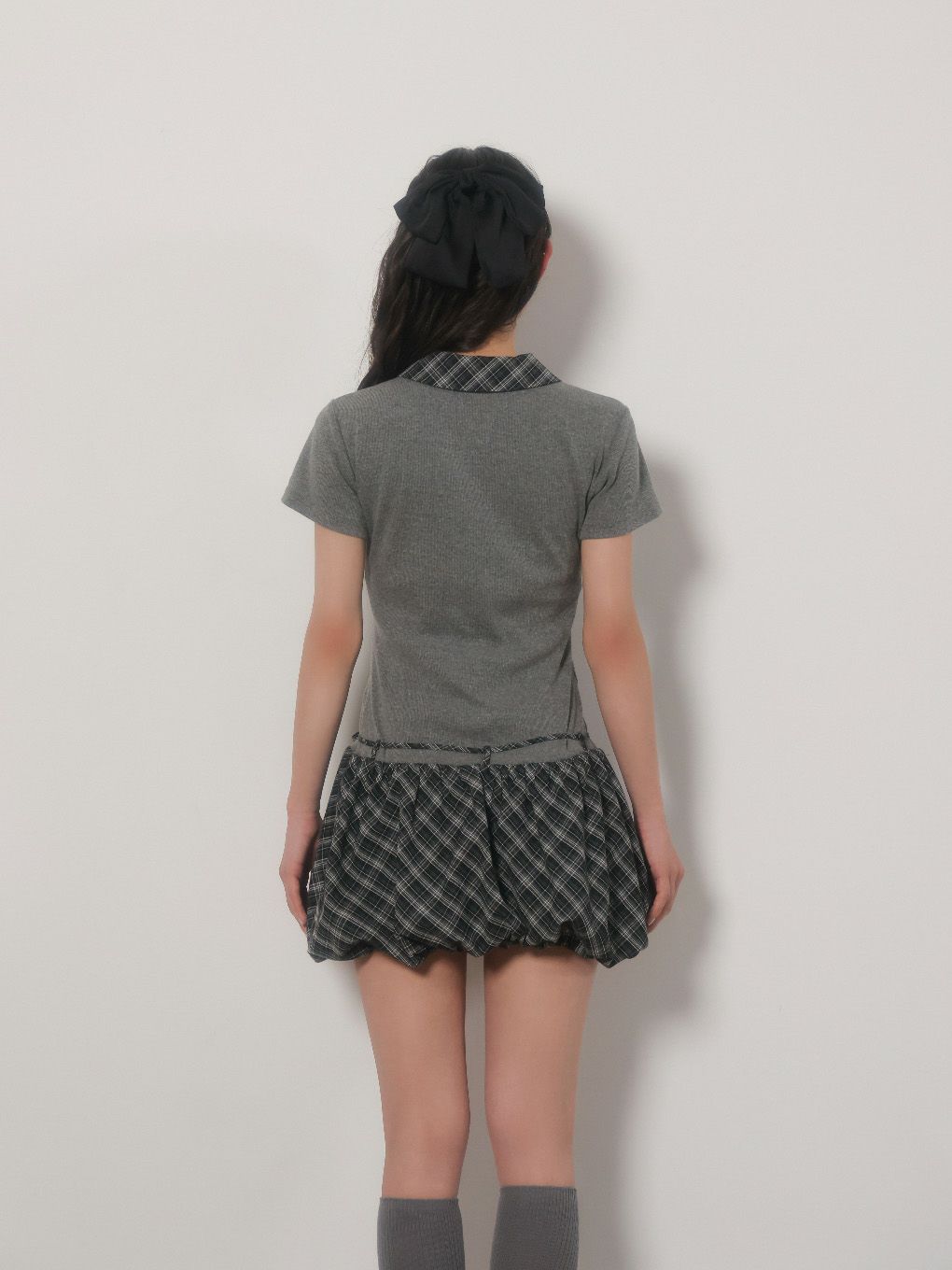 【BUBBLES】ポロバルーンワンピース