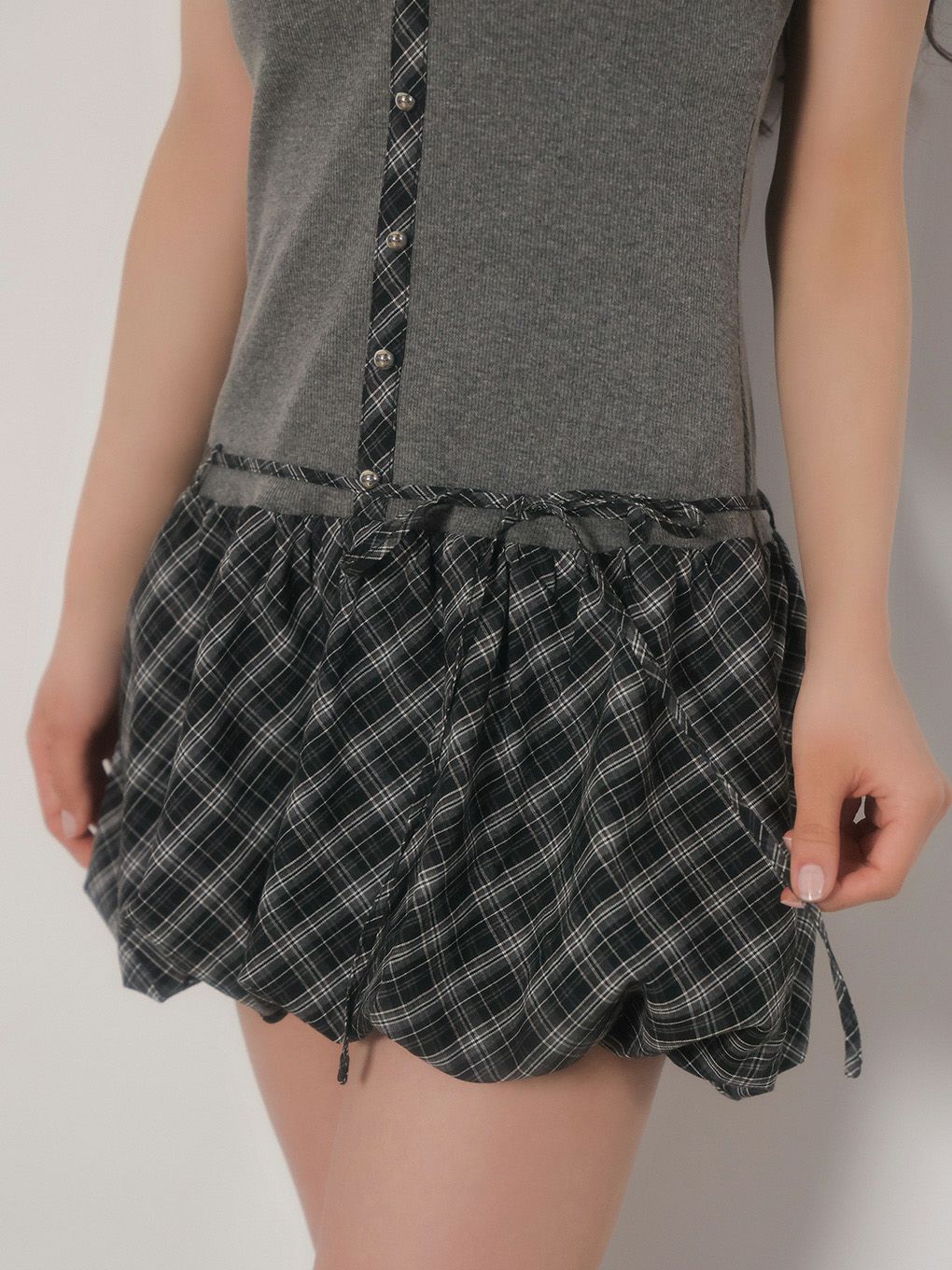 【BUBBLES】ポロバルーンワンピース