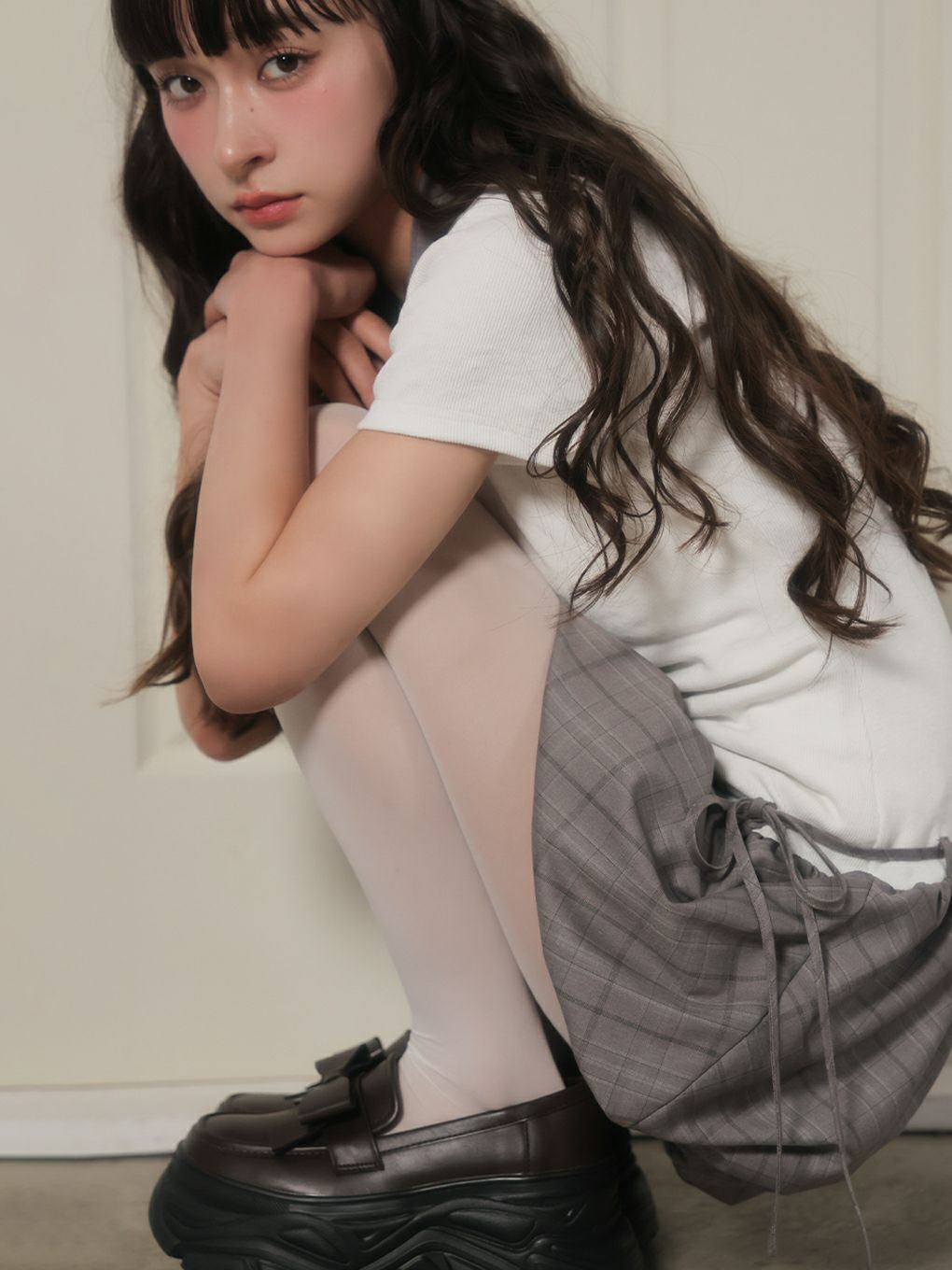 【BUBBLES】ポロバルーンワンピース