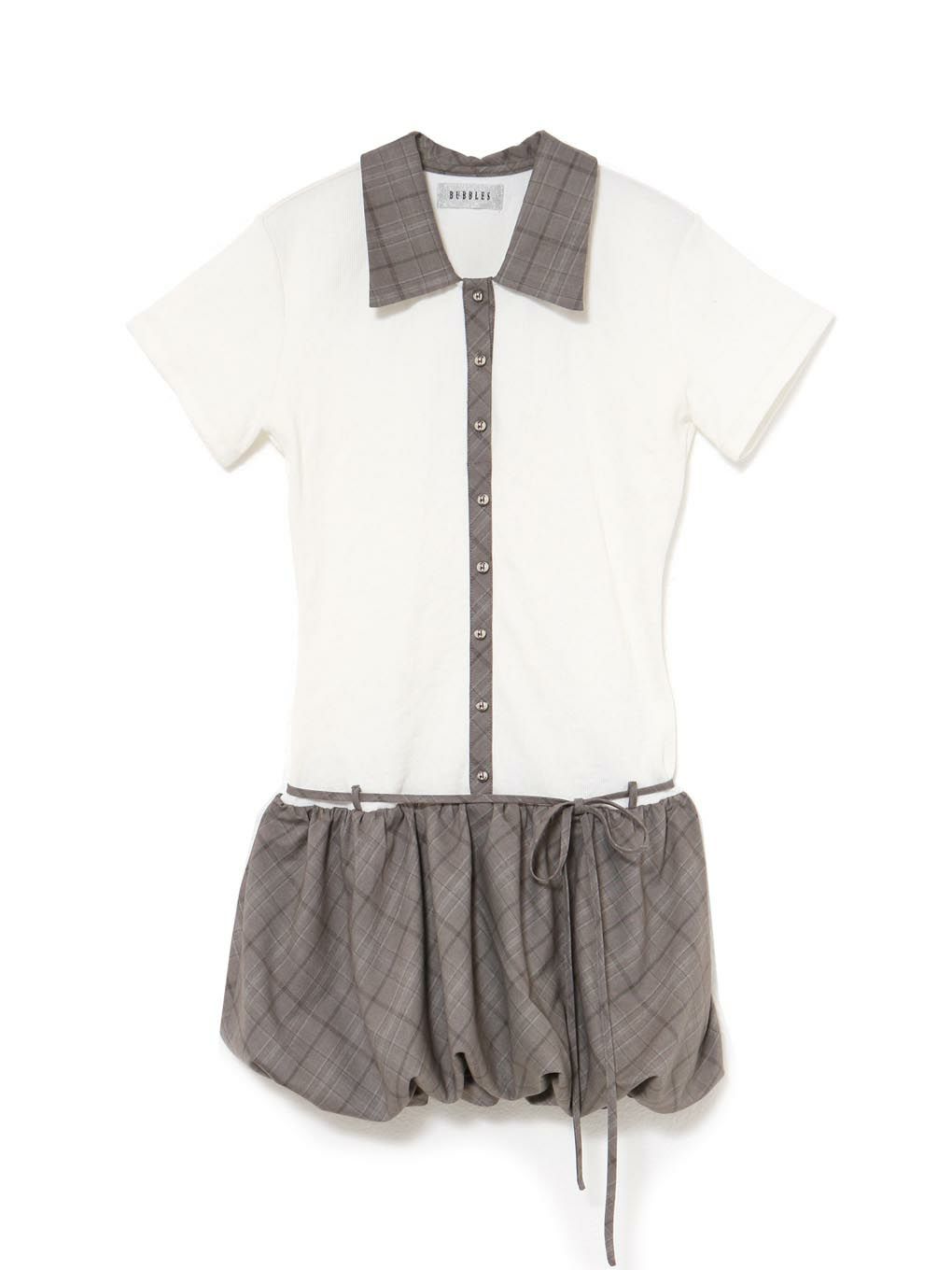 【BUBBLES】ポロバルーンワンピース