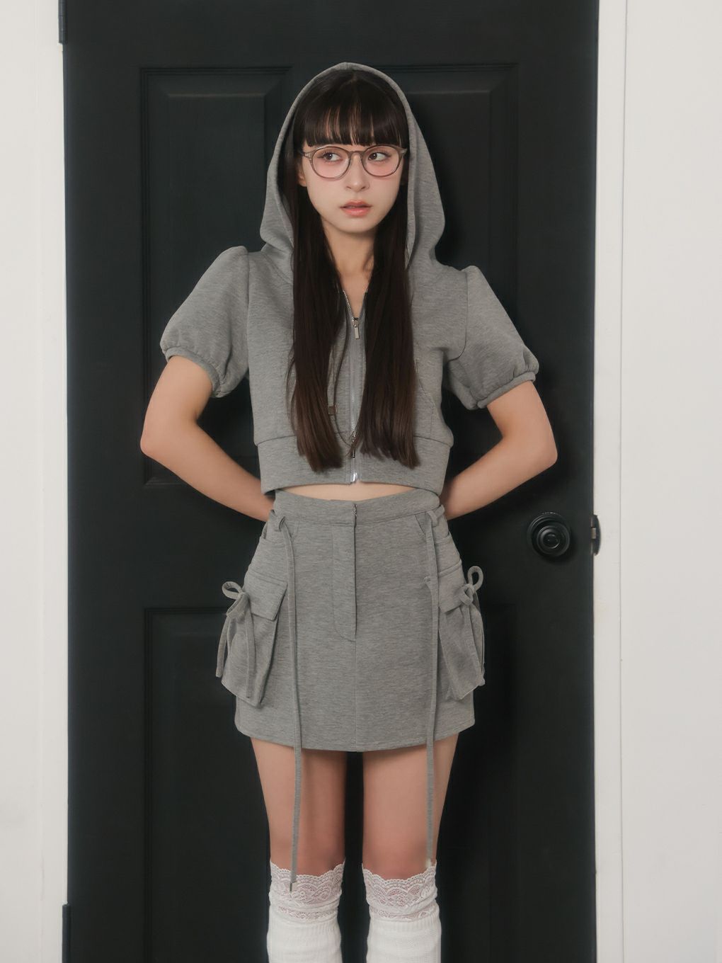 【BUBBLES】カーゴスウェットセットアップ