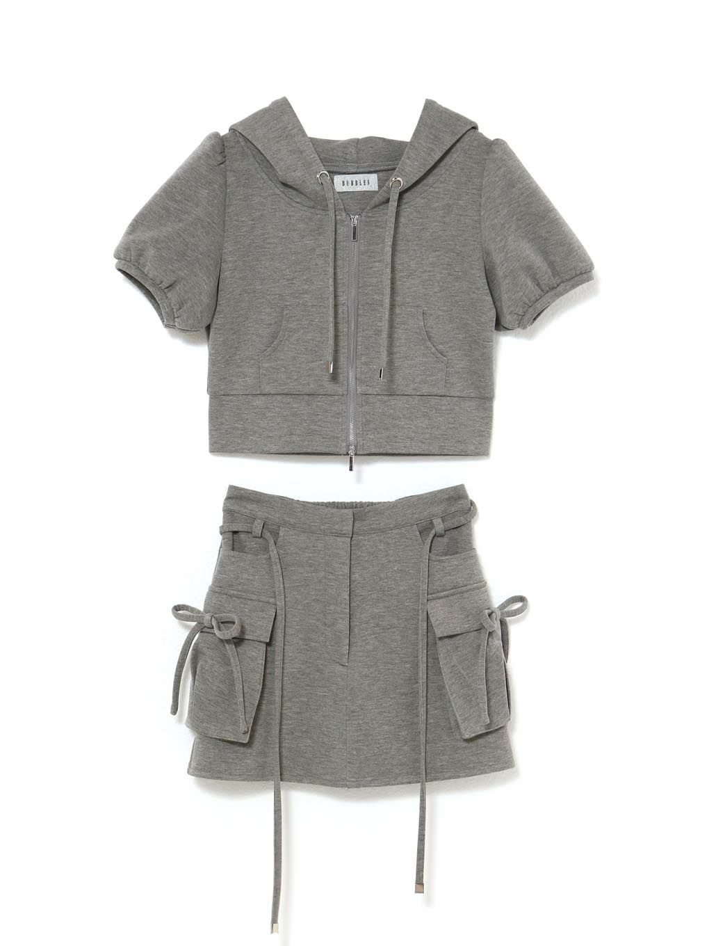 【BUBBLES】カーゴスウェットセットアップ