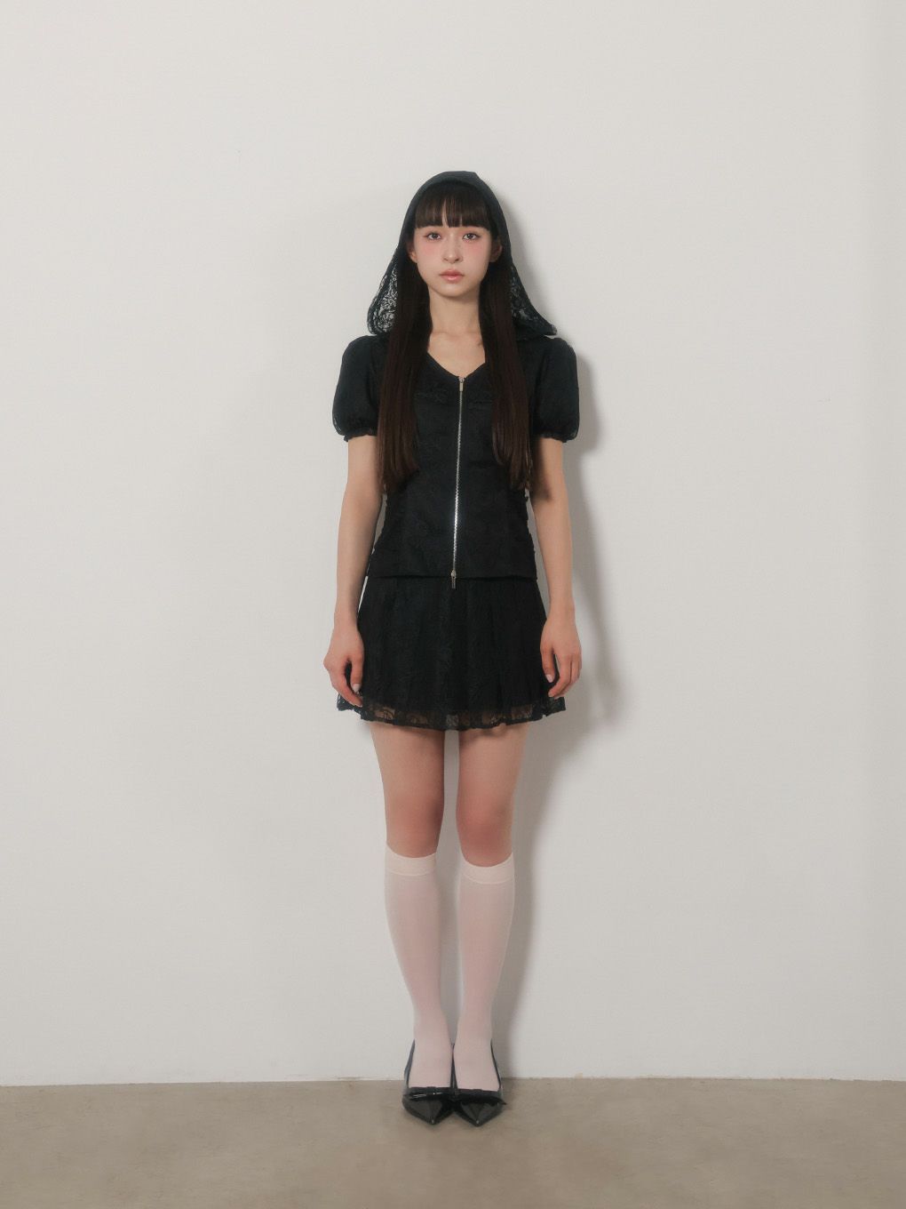 【BUBBLES】レースパーカーセットアップ