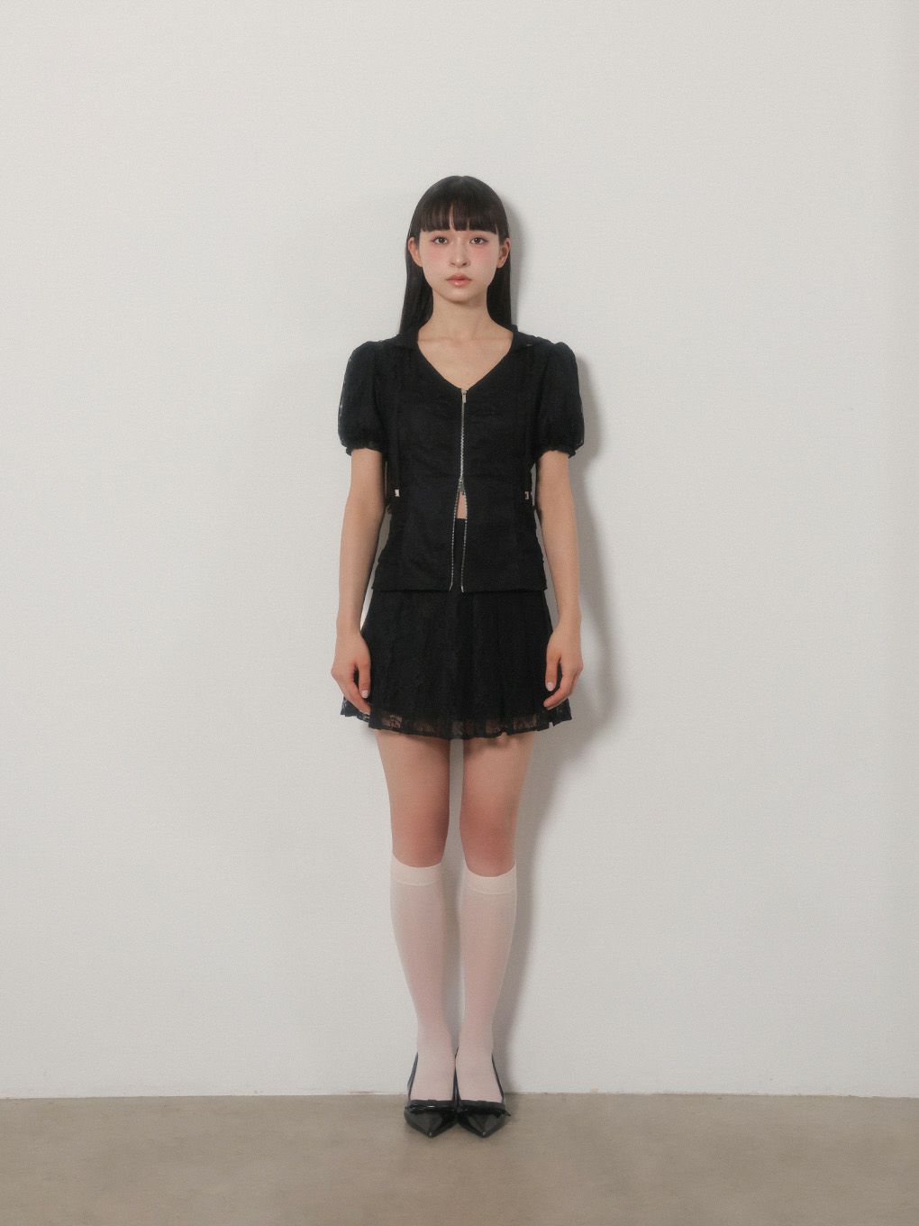 【BUBBLES】レースパーカーセットアップ