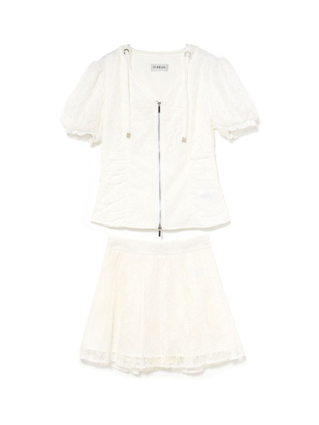 【BUBBLES】レースパーカーセットアップ