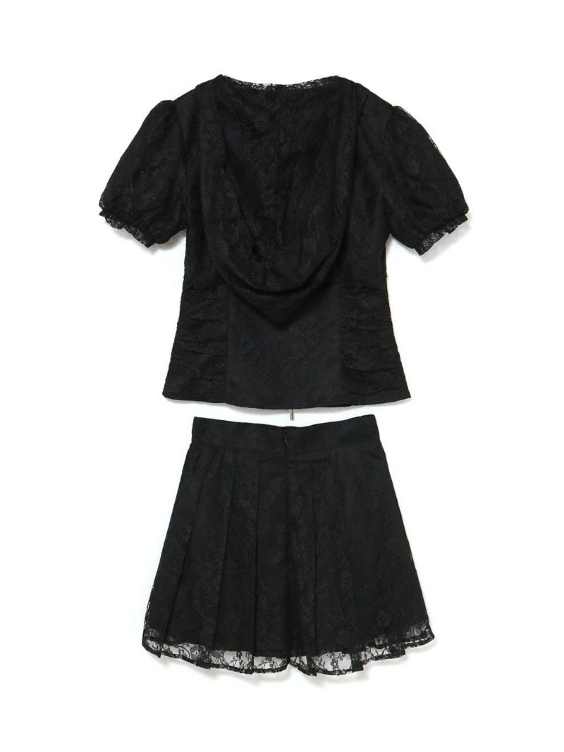 BUBBLES】レースパーカーセットアップ | sparkling mall online