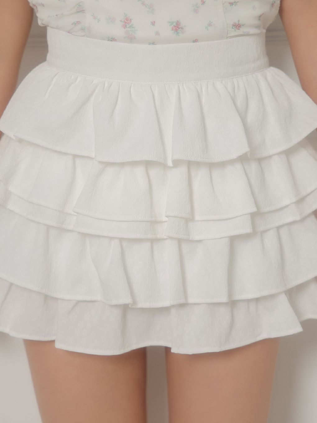 【BUBBLES】フリルパターンスカパン