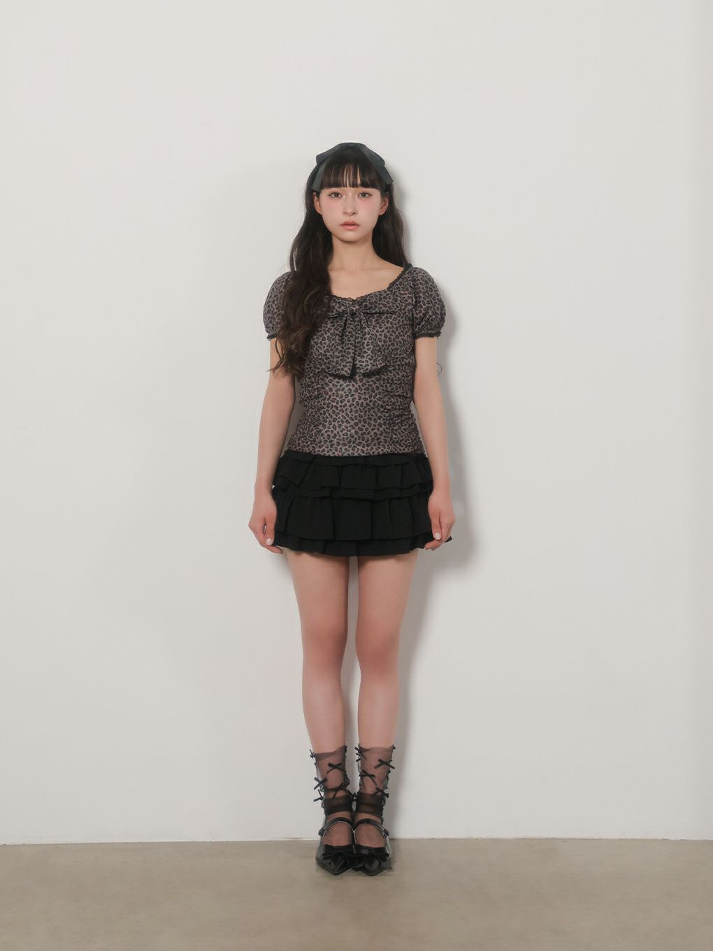 【BUBBLES】フリルパターンスカパン