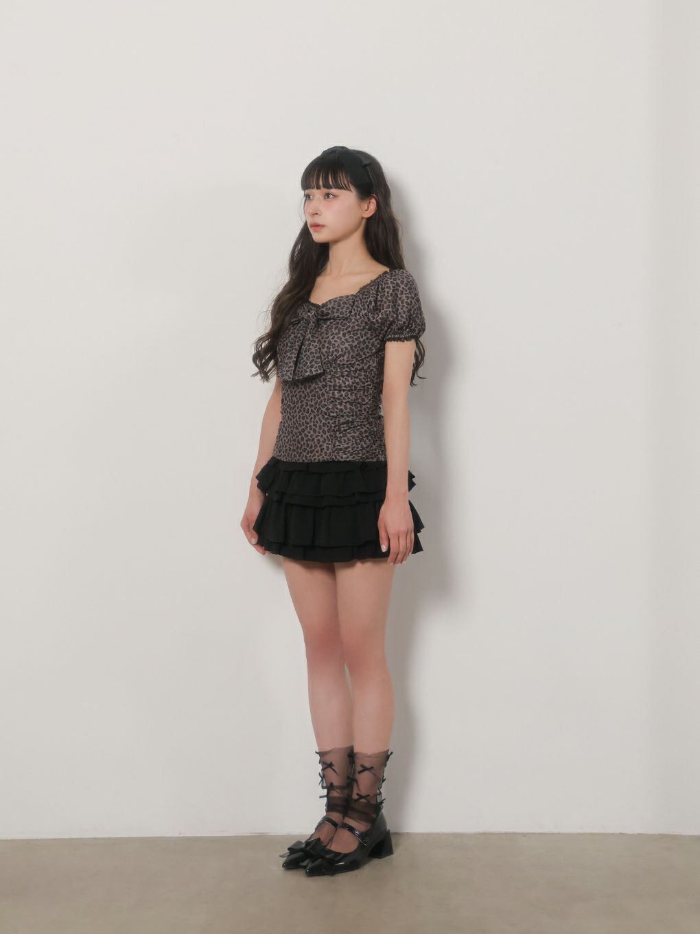 【BUBBLES】フリルパターンスカパン