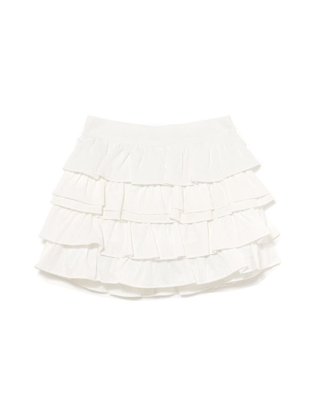 【BUBBLES】フリルパターンスカパン