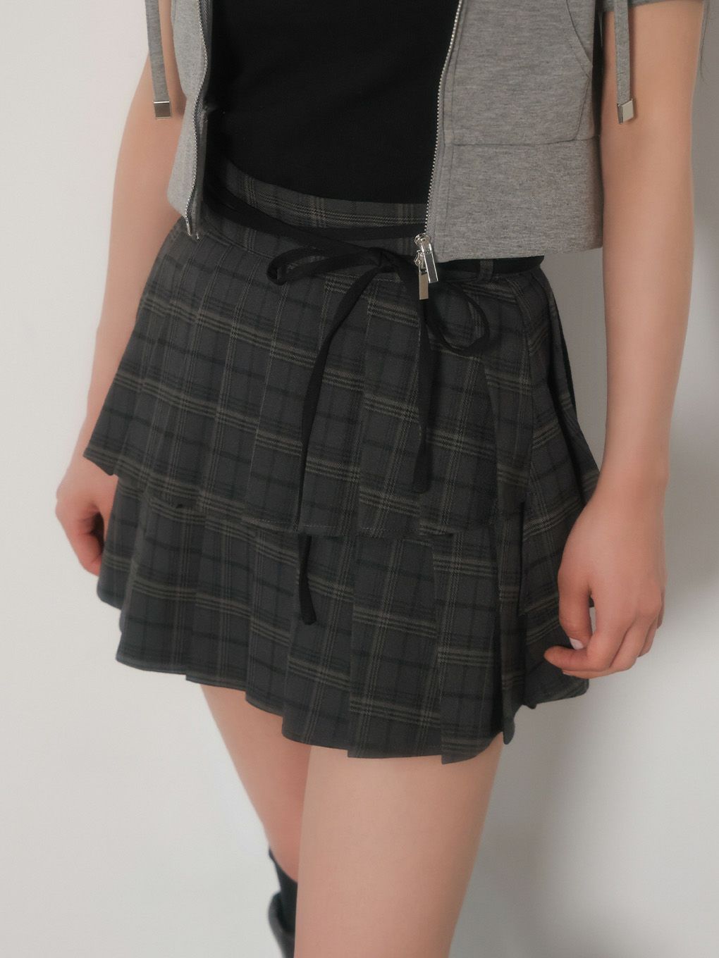 【BUBBLES】ダブルプリーツスカパン