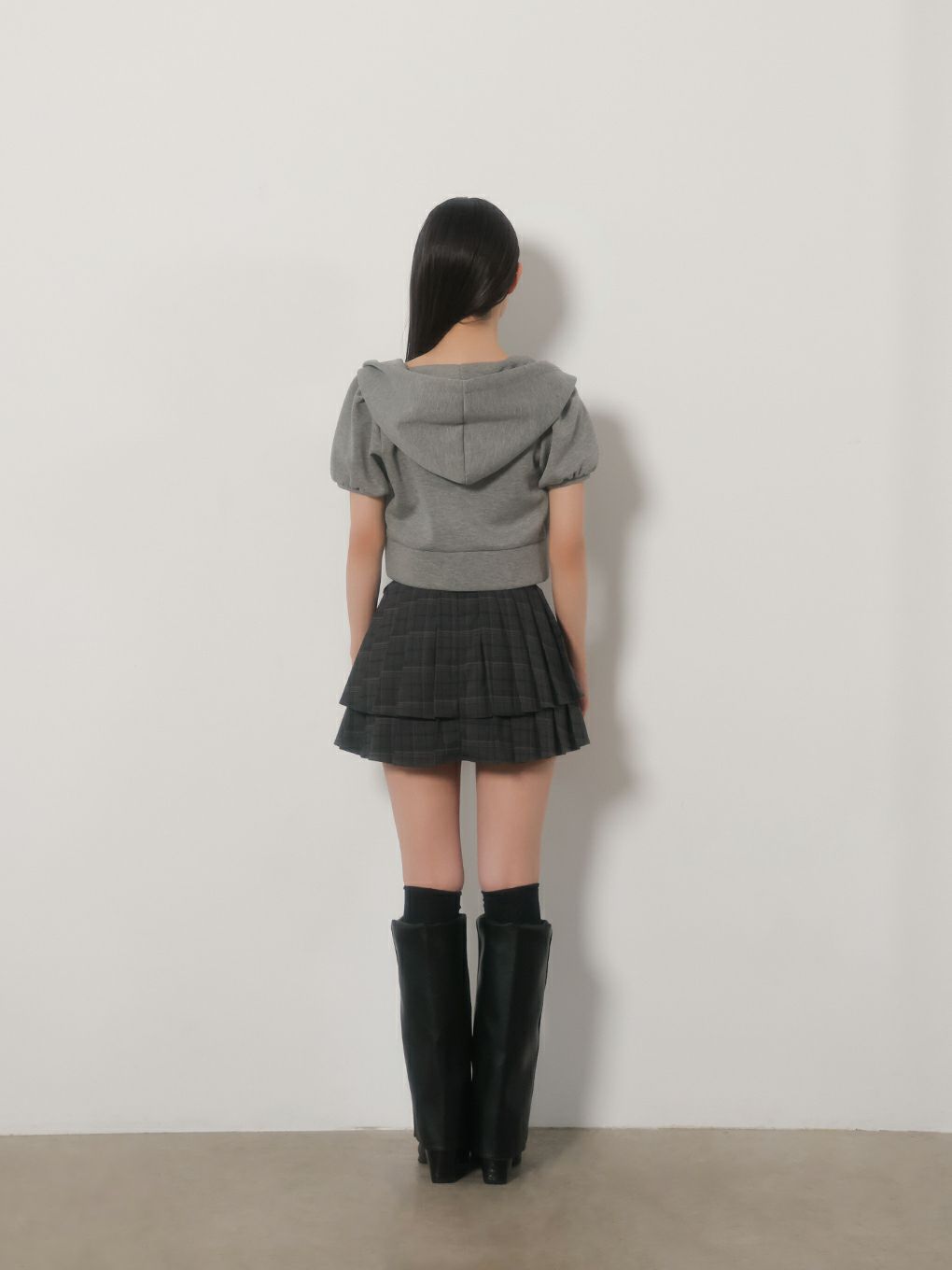 【BUBBLES】ダブルプリーツスカパン