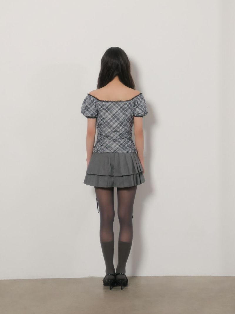 BUBBLES】ダブルプリーツスカパン | sparkling mall online store