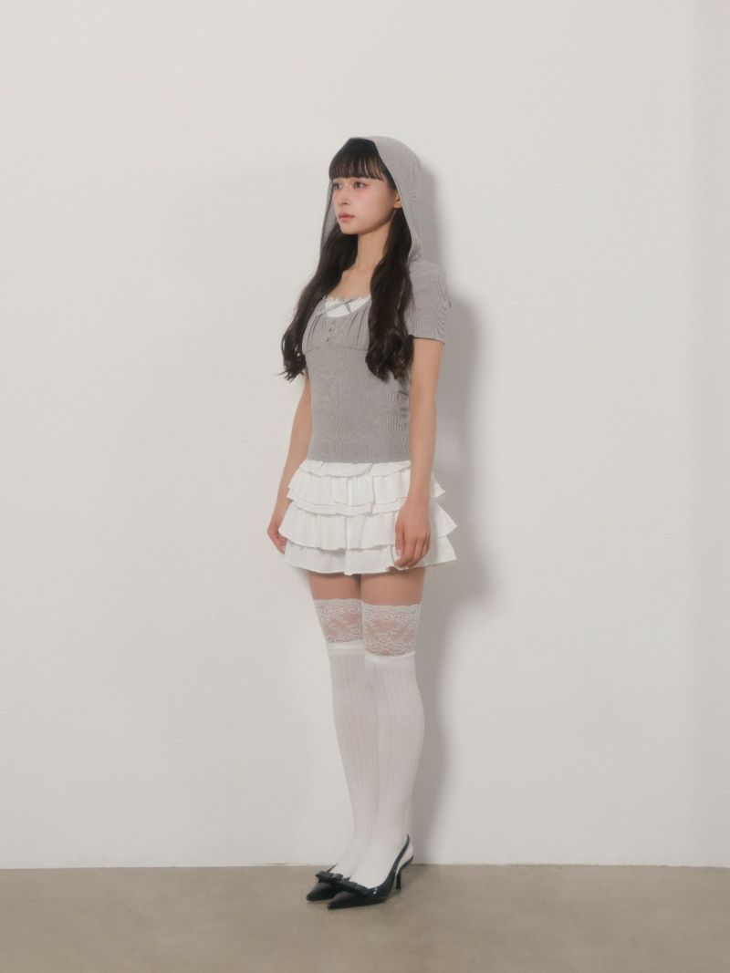 BUBBLES】ガーリーフードトップス | sparkling mall online store