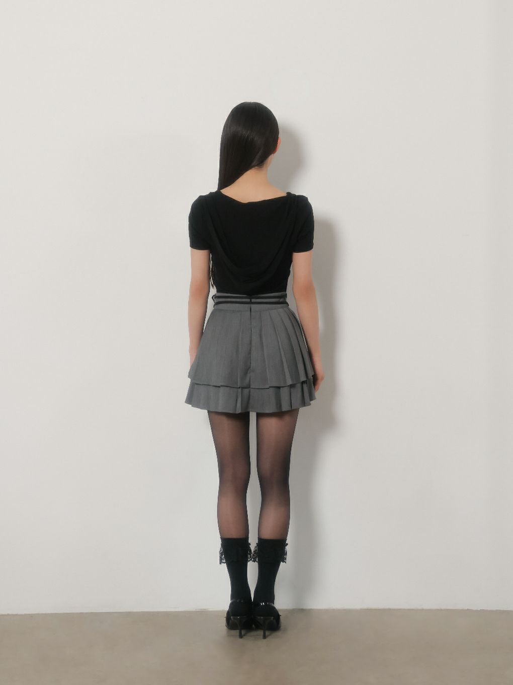 【BUBBLES】ガーリーフードトップス