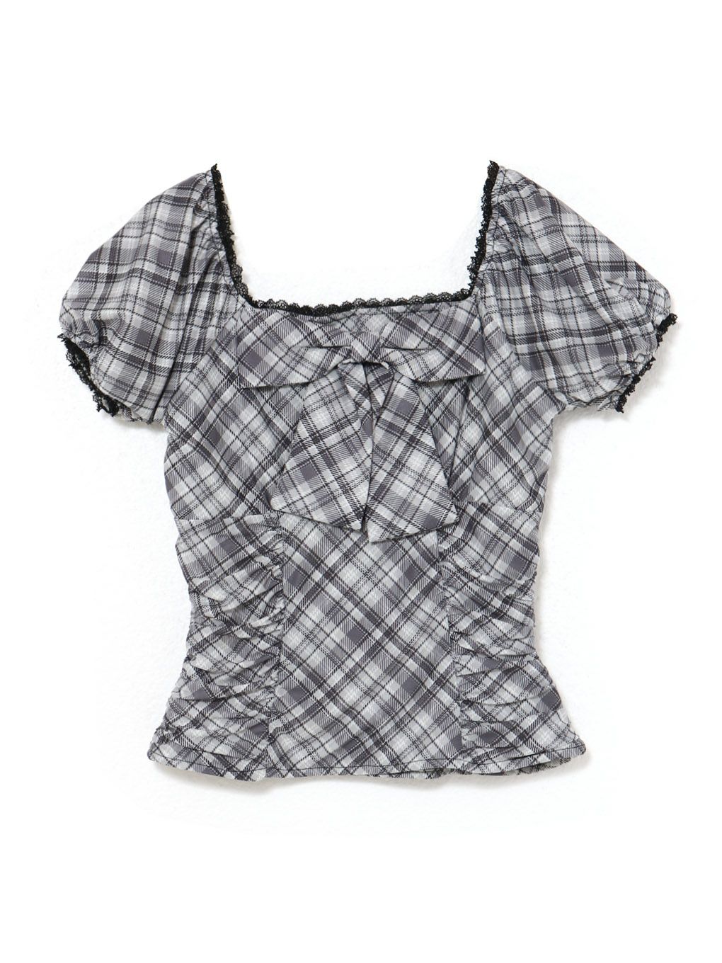 【BUBBLES】パターンリボントップス