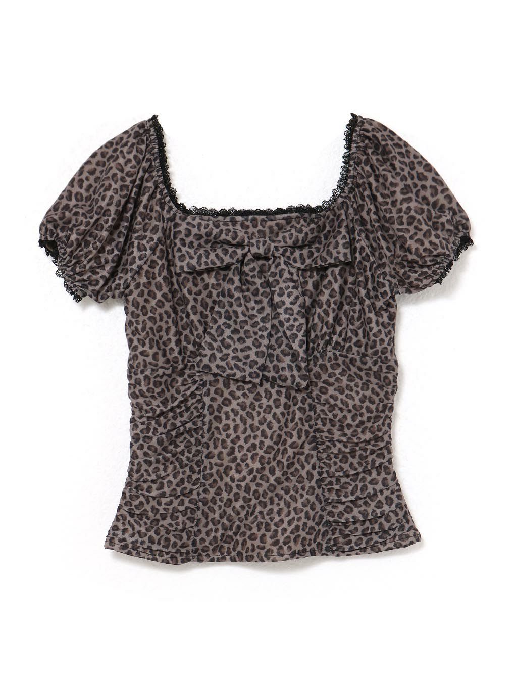 【BUBBLES】パターンリボントップス