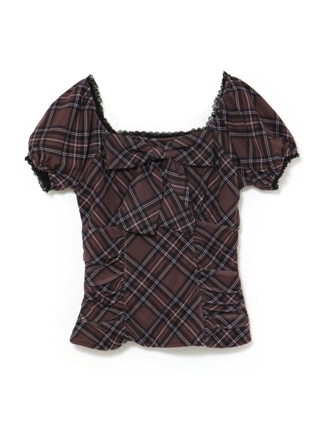 【BUBBLES】パターンリボントップス