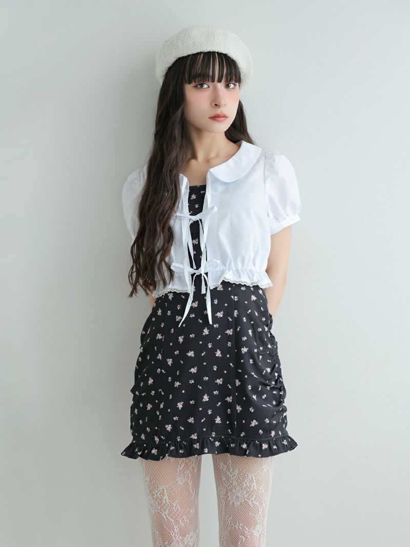 BUBBLES】コットンリボンワンピース | sparkling mall online store