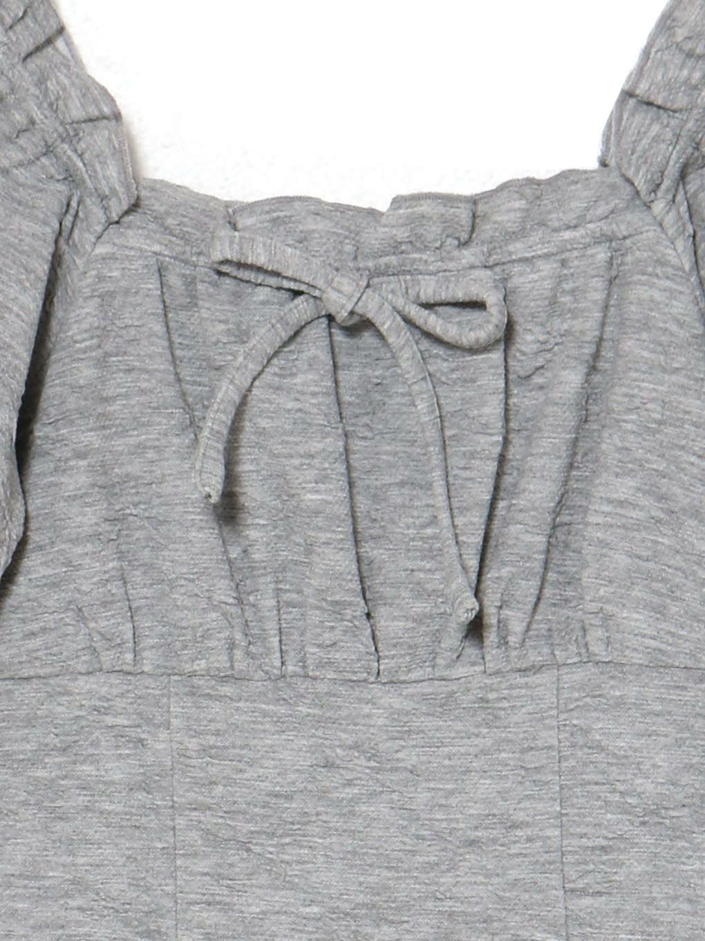 【BUBBLES】リボンジャガードワンピース