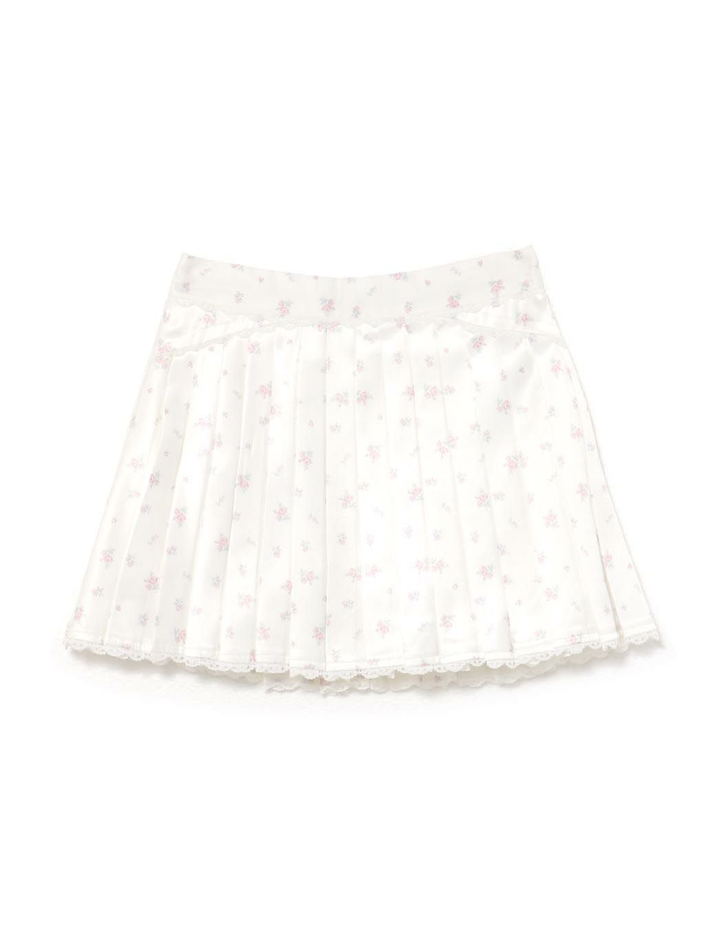 【BUBBLES】ミニレースプリーツスカパン