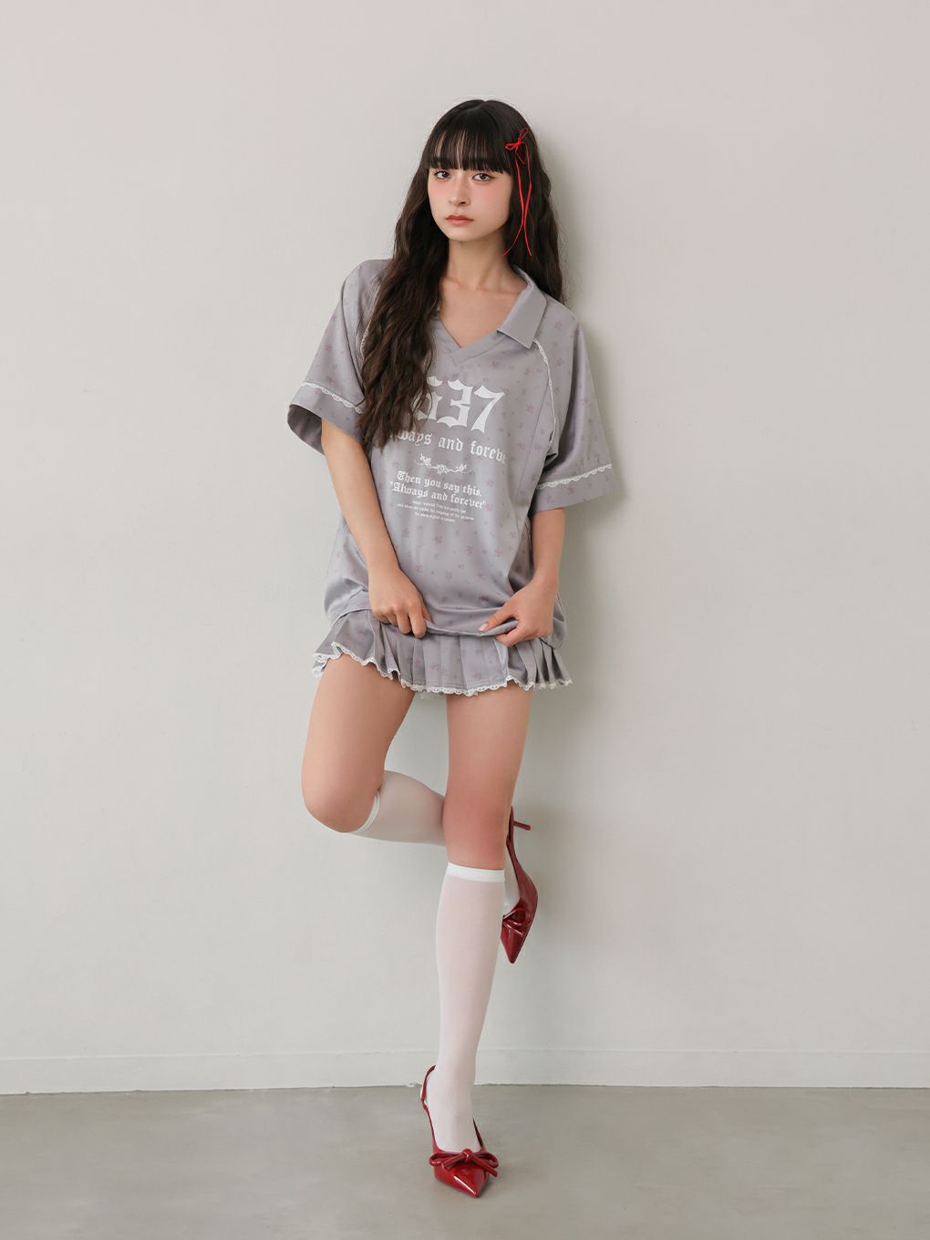 【BUBBLES】ポイントレースゲームシャツ