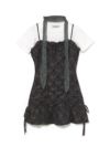 BUBBLES】レースギャザーワンピース | sparkling mall online store
