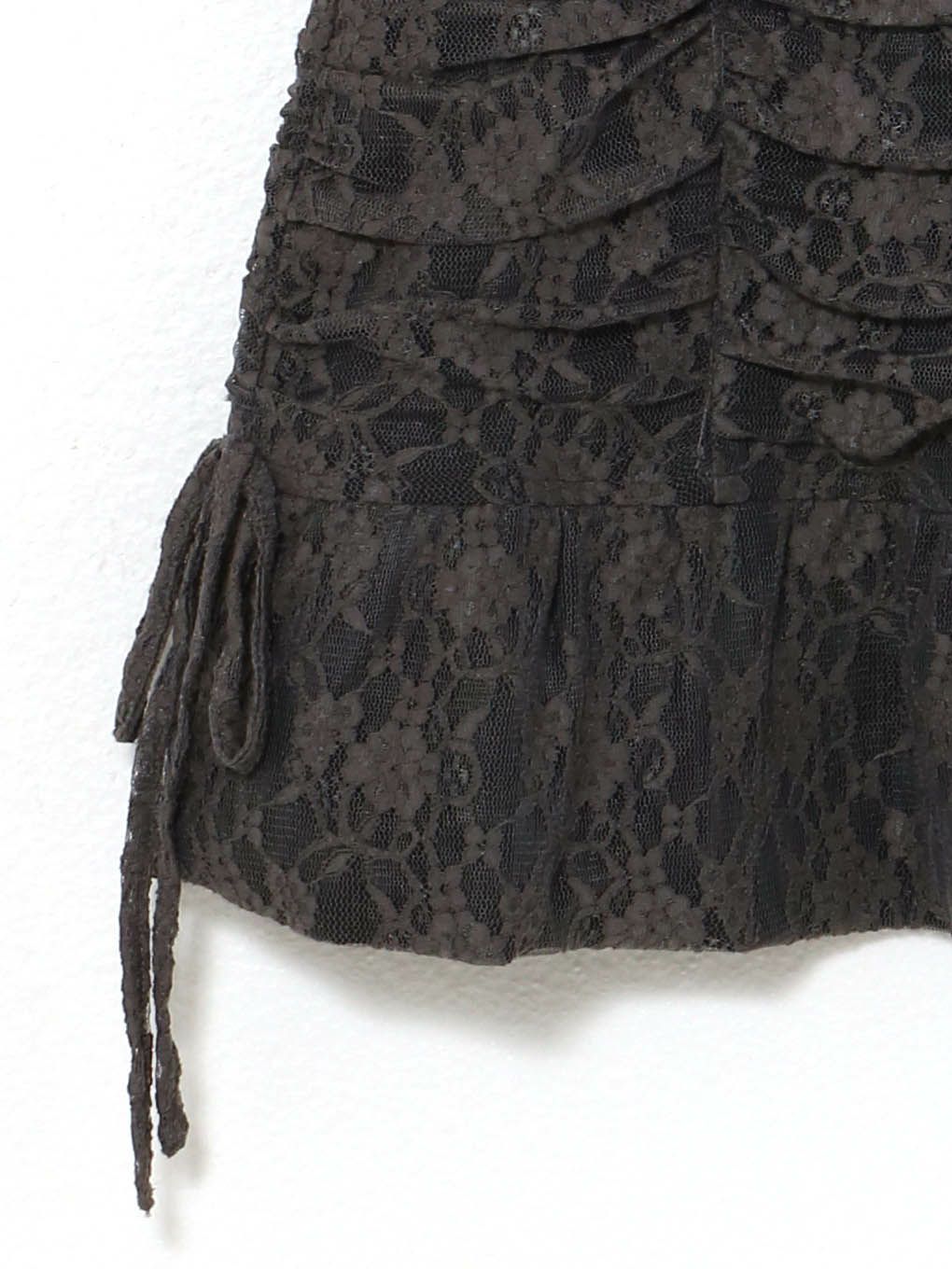 【BUBBLES】レースギャザーワンピース