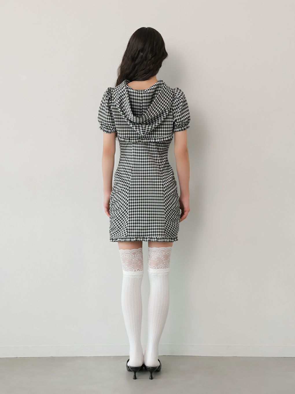 【BUBBLES】ギャザーパーカーワンピース