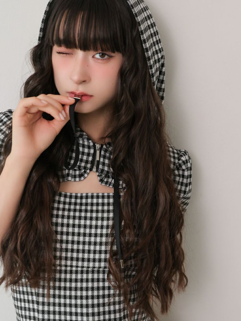 BUBBLES lace-up frill dress バブルス ワンピース - メルカリ