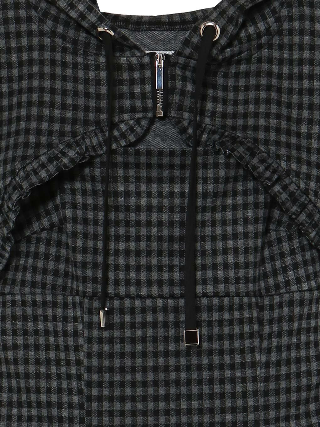 【BUBBLES】ギャザーパーカーワンピース