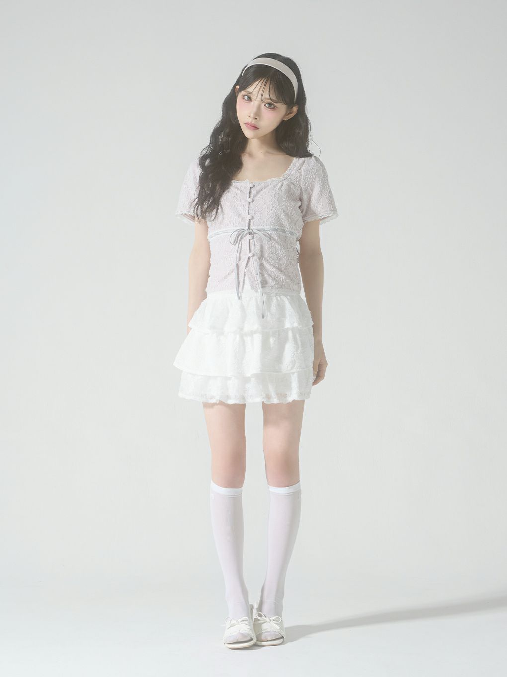 【BUBBLES】ガーリーレーストップス