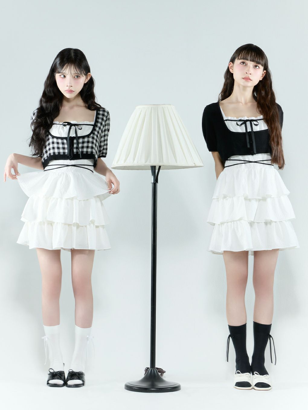 【BUBBLES】コケットティアードワンピース