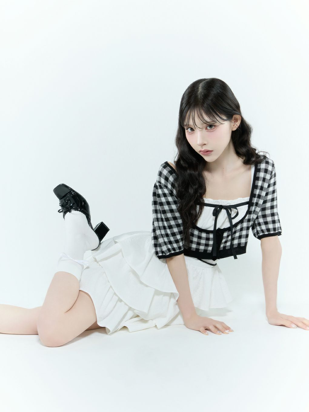 【BUBBLES】コケットティアードワンピース