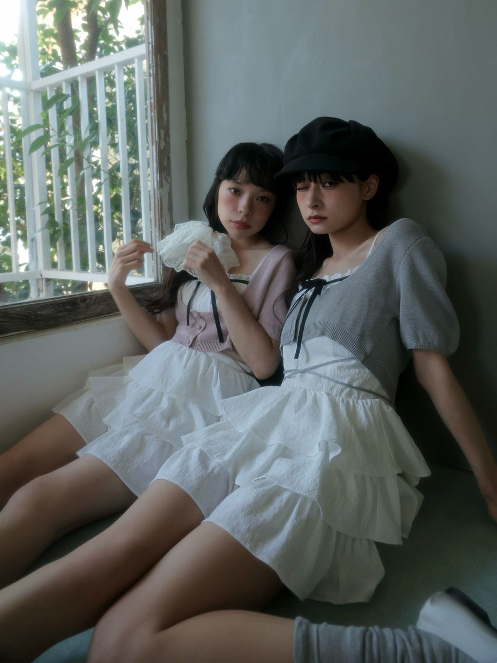 【BUBBLES】コケットティアードワンピース