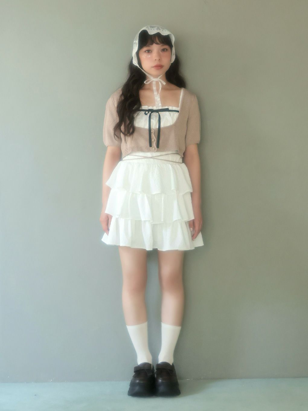 【BUBBLES】コケットティアードワンピース