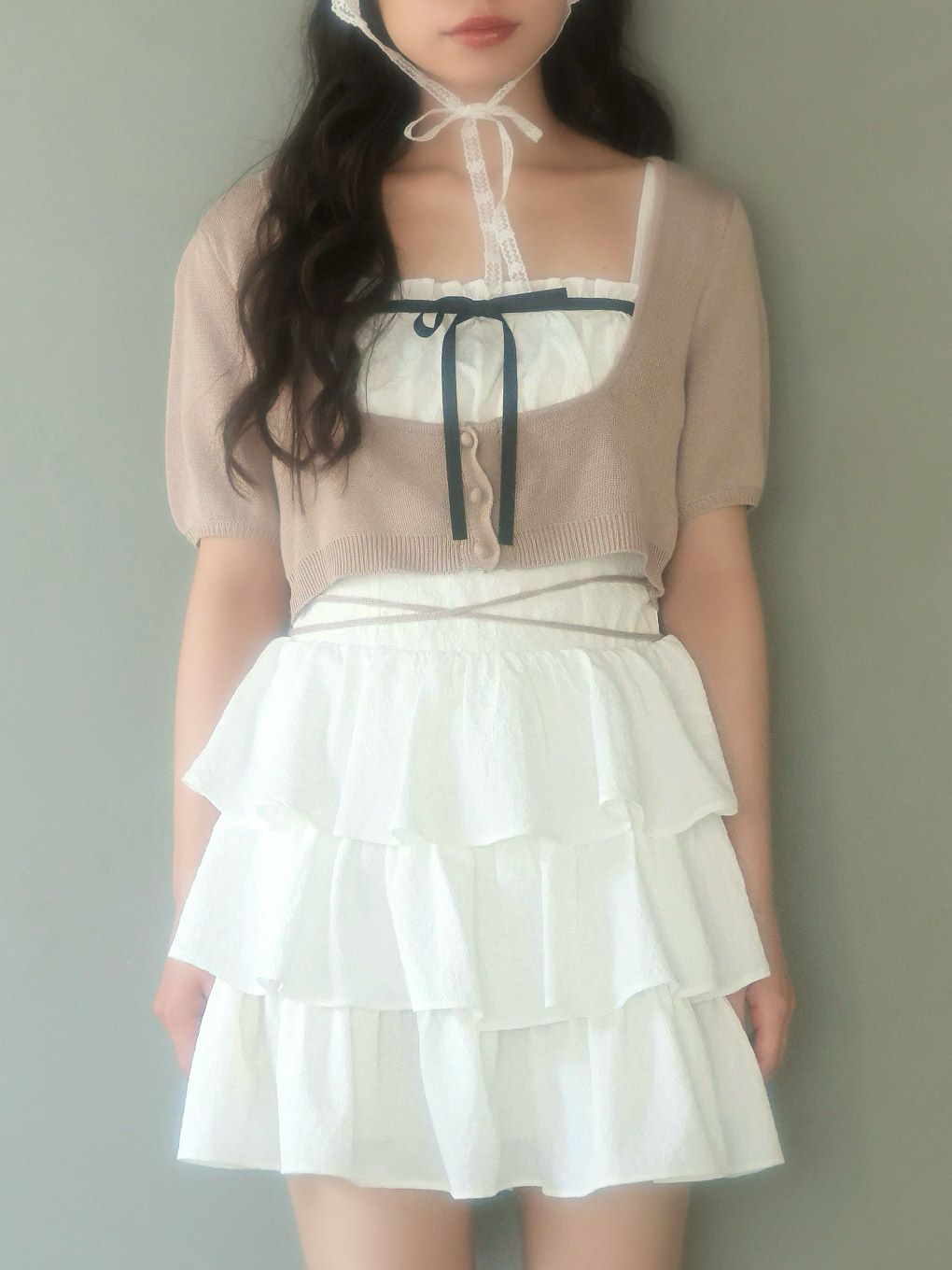 【BUBBLES】コケットティアードワンピース