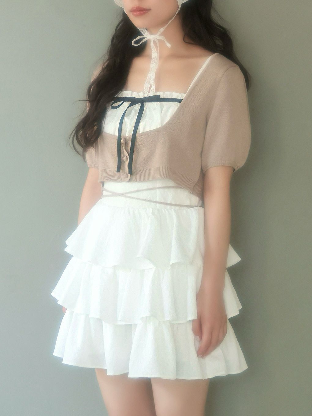 【BUBBLES】コケットティアードワンピース