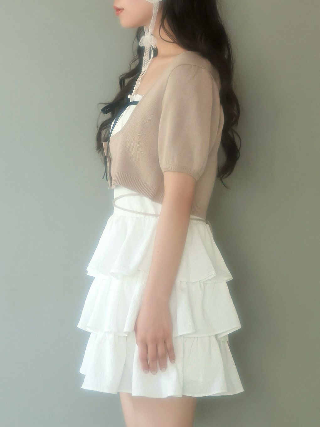 【BUBBLES】コケットティアードワンピース