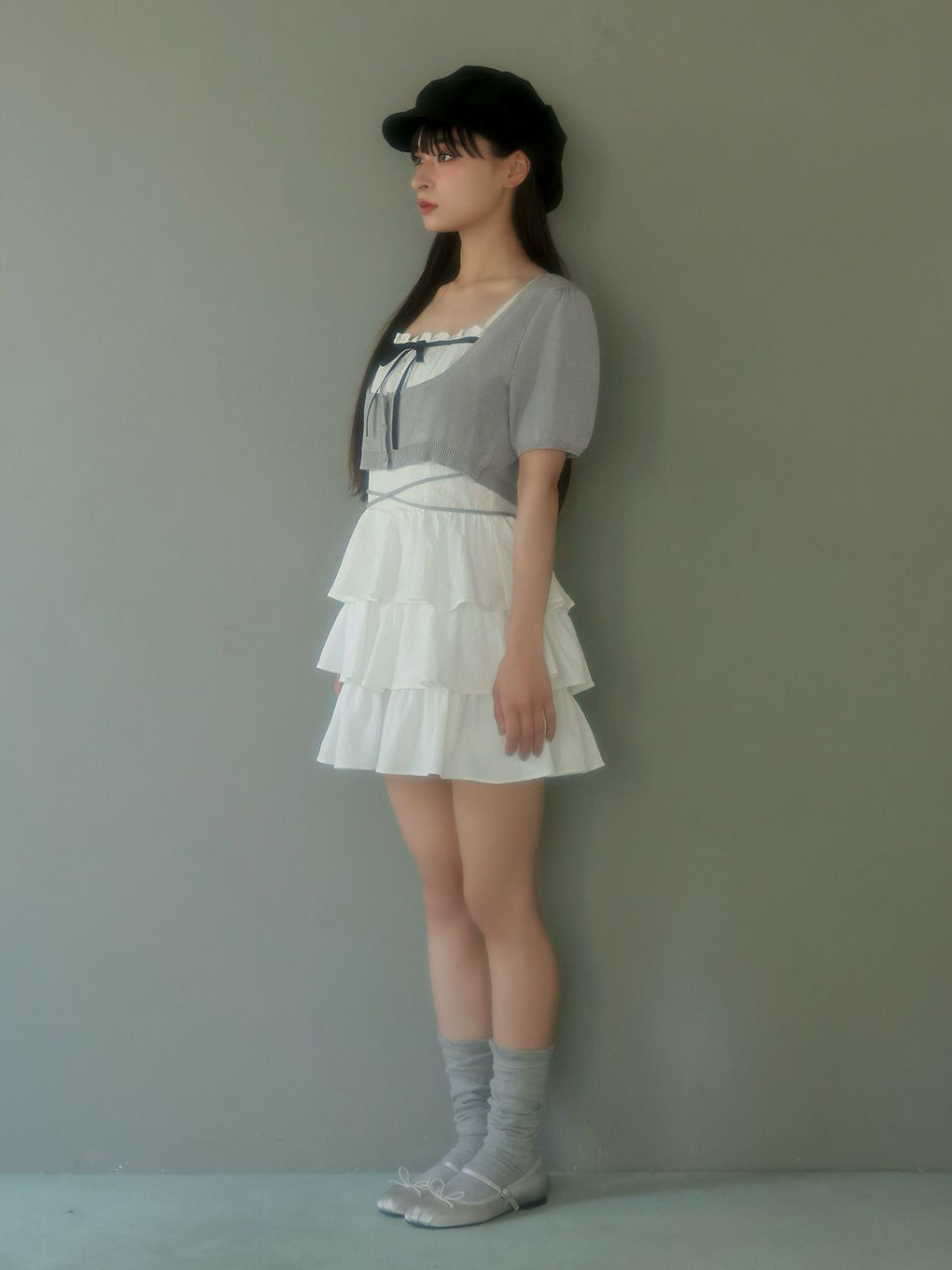 【BUBBLES】コケットティアードワンピース