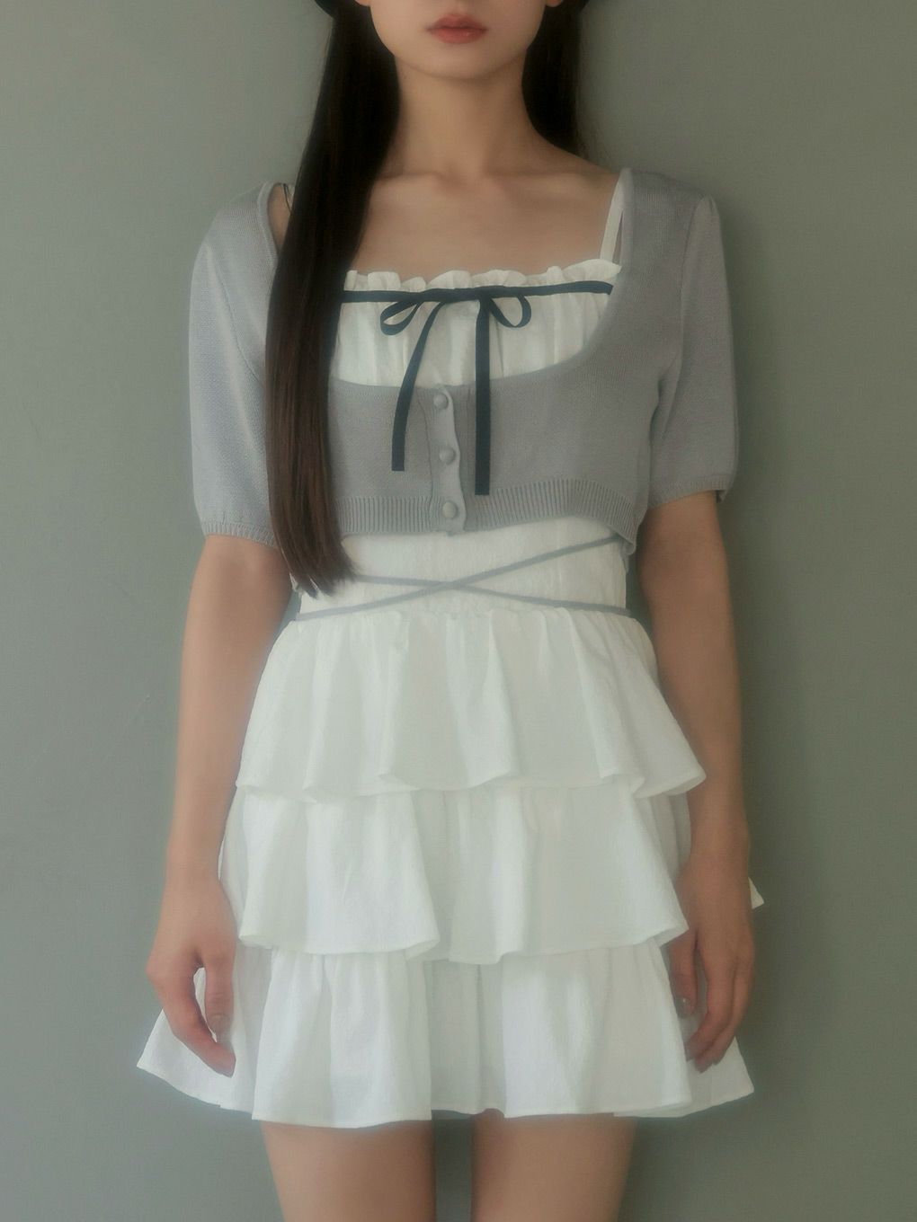 【BUBBLES】コケットティアードワンピース