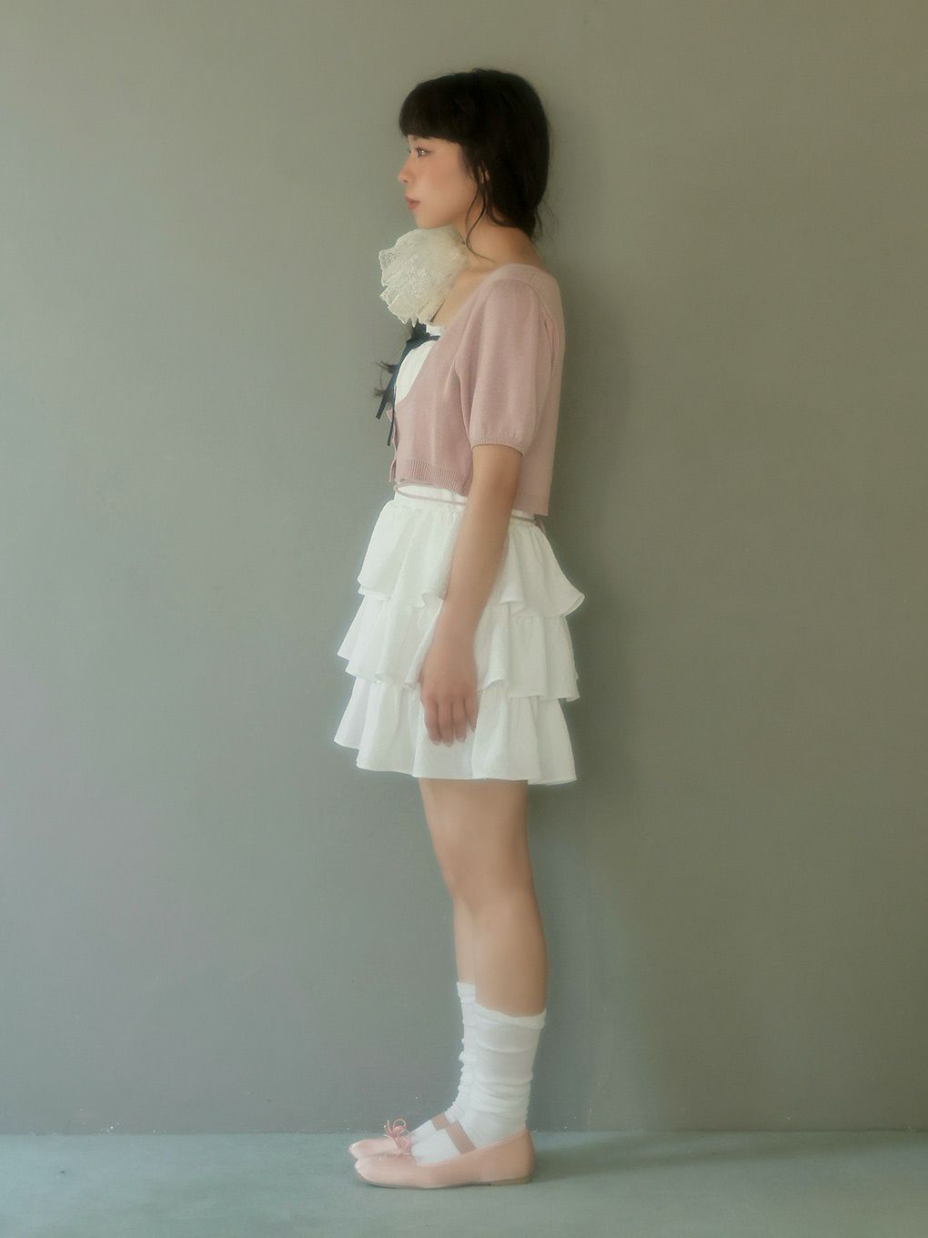 【BUBBLES】コケットティアードワンピース