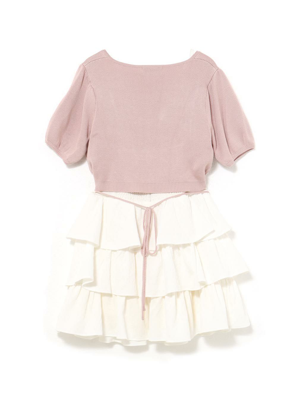 【BUBBLES】コケットティアードワンピース