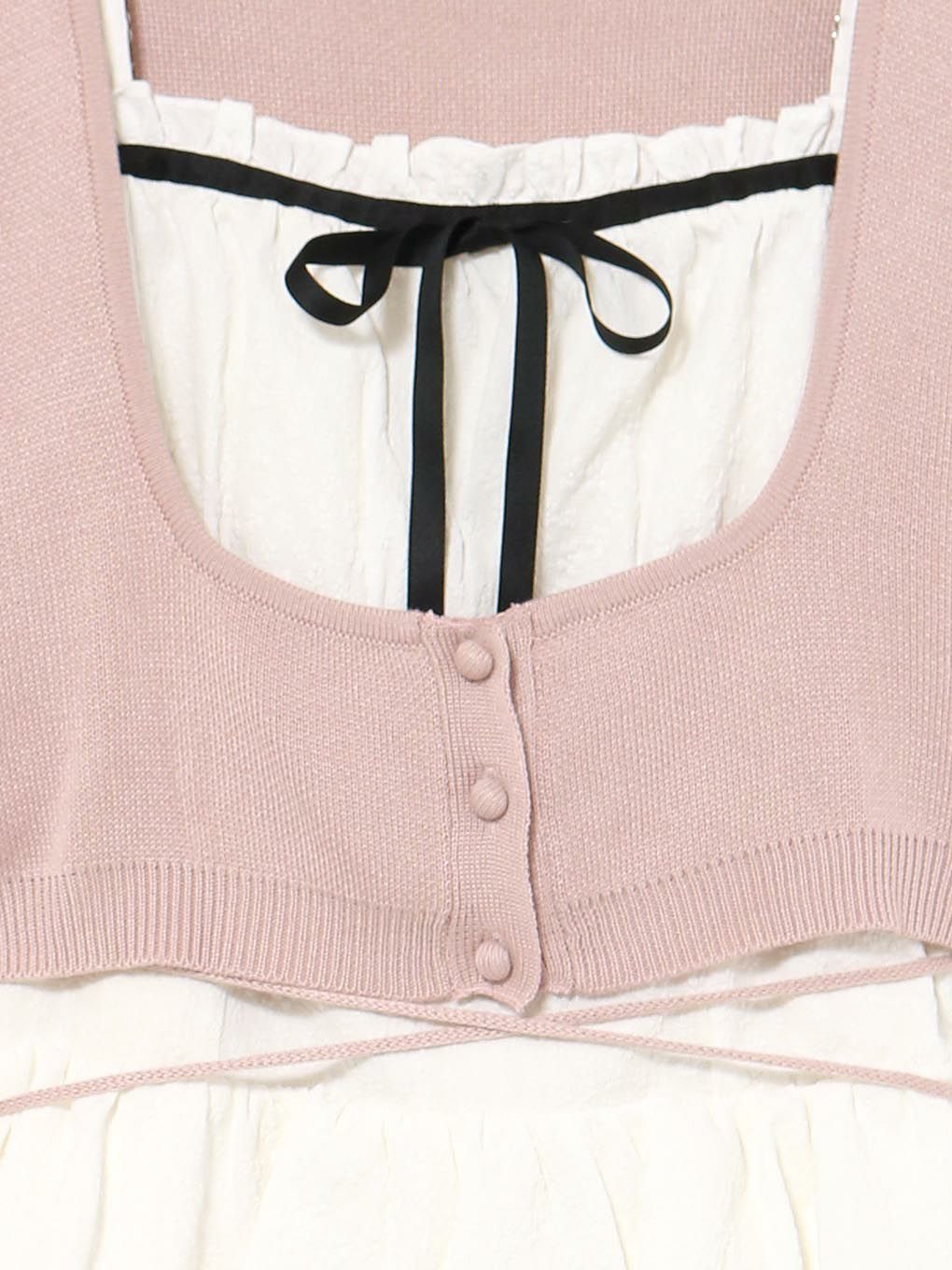 【BUBBLES】コケットティアードワンピース