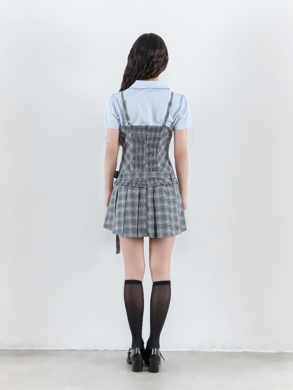 【BUBBLES】リボンプリーツキャミワンピース