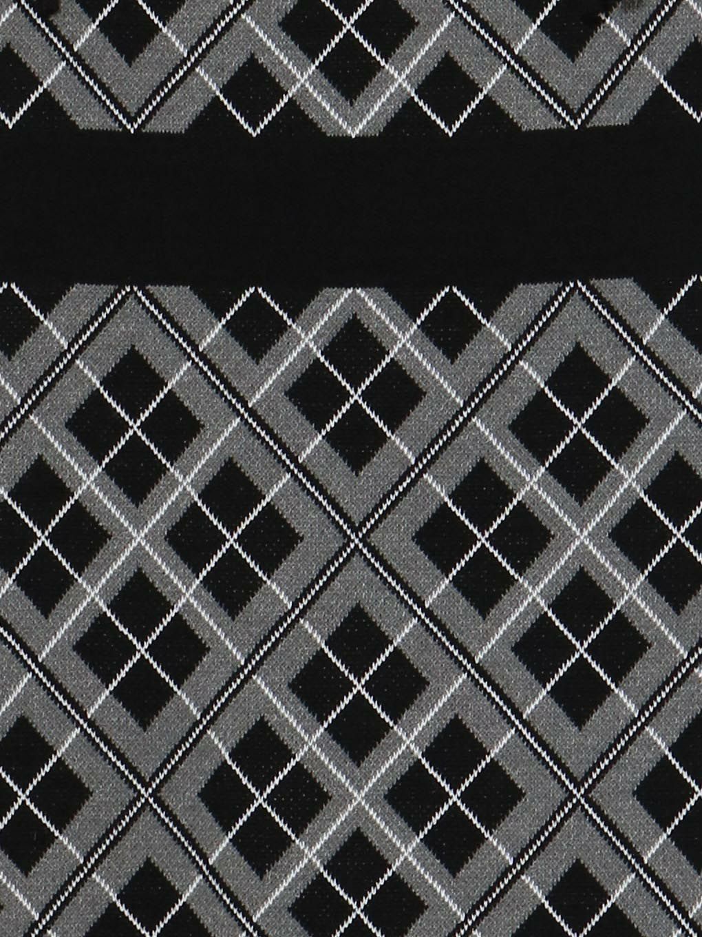 【BUBBLES】チェックジャガードワンピース