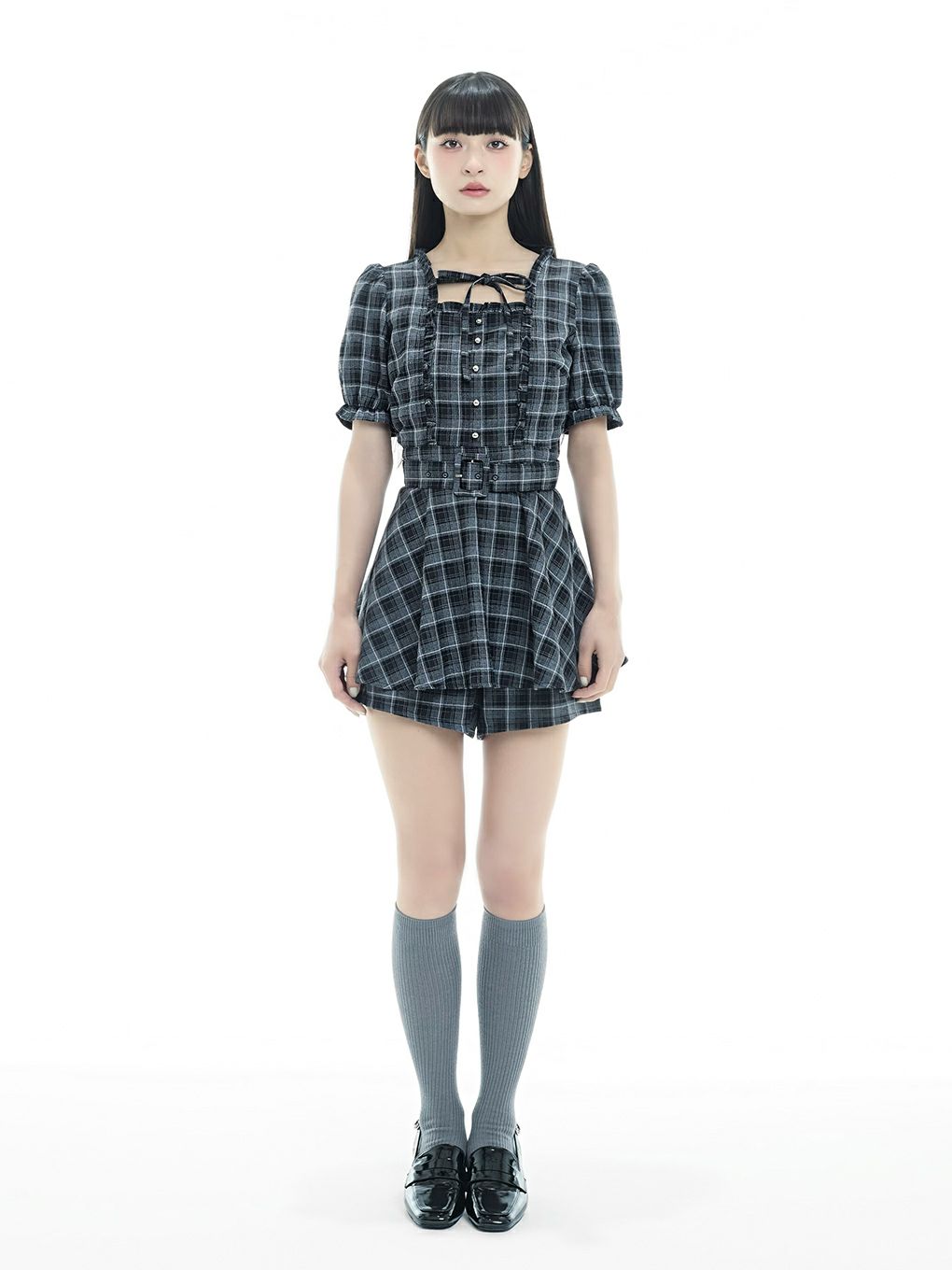 【BUBBLES】フリルペプラムセットアップ