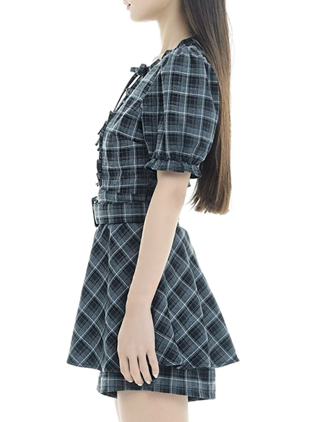 【BUBBLES】フリルペプラムセットアップ